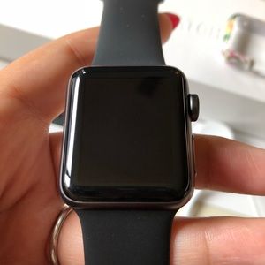 Apple Watch series 2 - 38 mm Space gray aluminum
